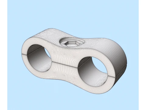 Cable Clip 3D Model