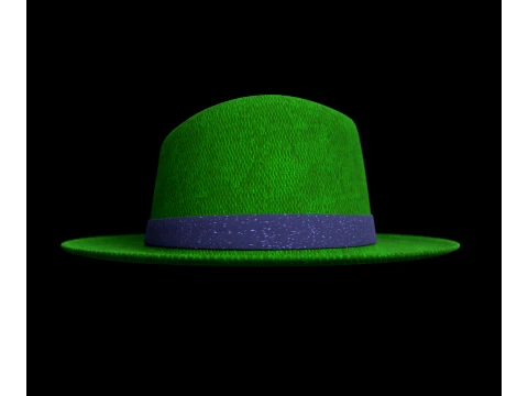 Fedora Hat 3D Model