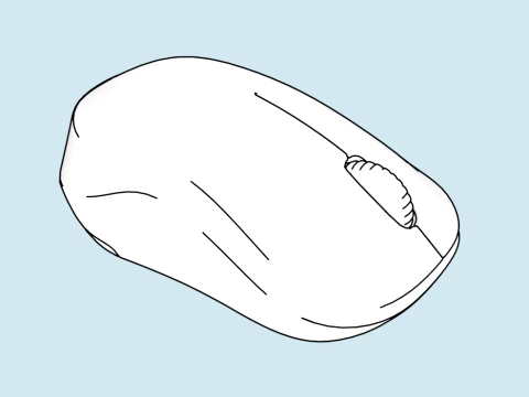 Computer Mouse 3D Model