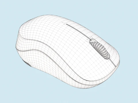 Computer Mouse 3D Model
