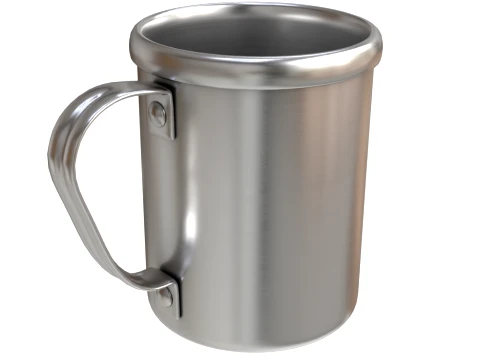 Aluminum Mug 3D Model