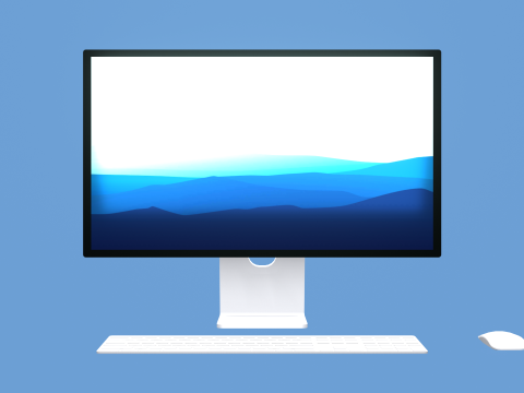 All-in-One Desktop Computer Modelo 3D