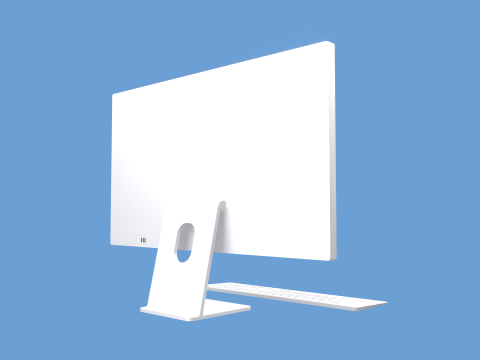 All-in-One Desktop Computer Modelo 3D