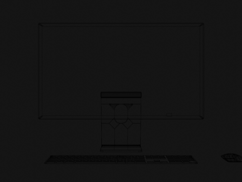 All-in-One Desktop Computer Modelo 3D