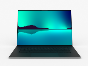 Super Thin Laptop 3D मॉडल
