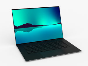 Super Thin Laptop 3D मॉडल