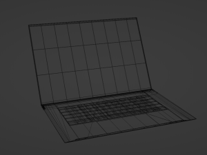 Super Thin Laptop 3D मॉडल