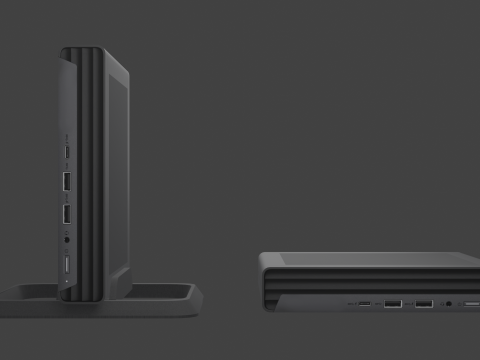 Mini Desktop Computer 3D Model