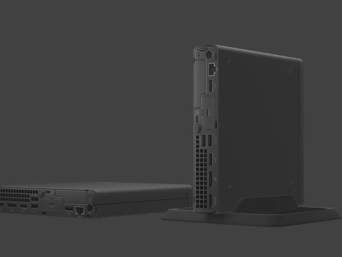 Mini Desktop Computer 3D Model