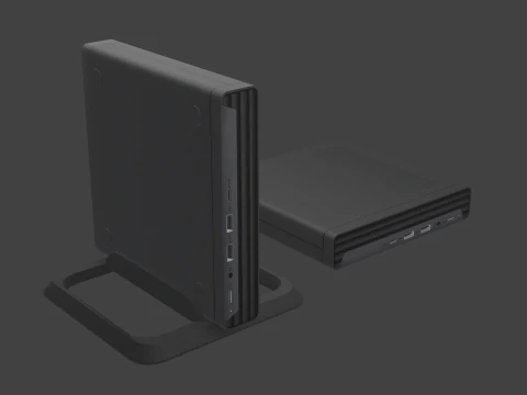 Mini Desktop Computer 3D Model