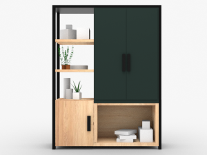 Modern Shelf-closet 3D मॉडल