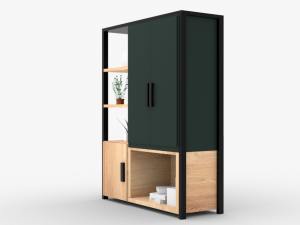 Modern Shelf-closet Modelo 3D