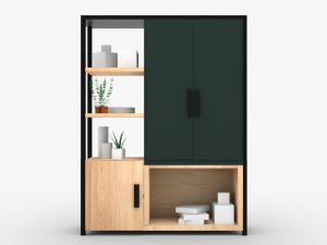 Modern Shelf-closet Modelo 3D