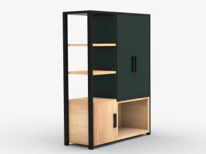 Modern Shelf-closet 3D Model