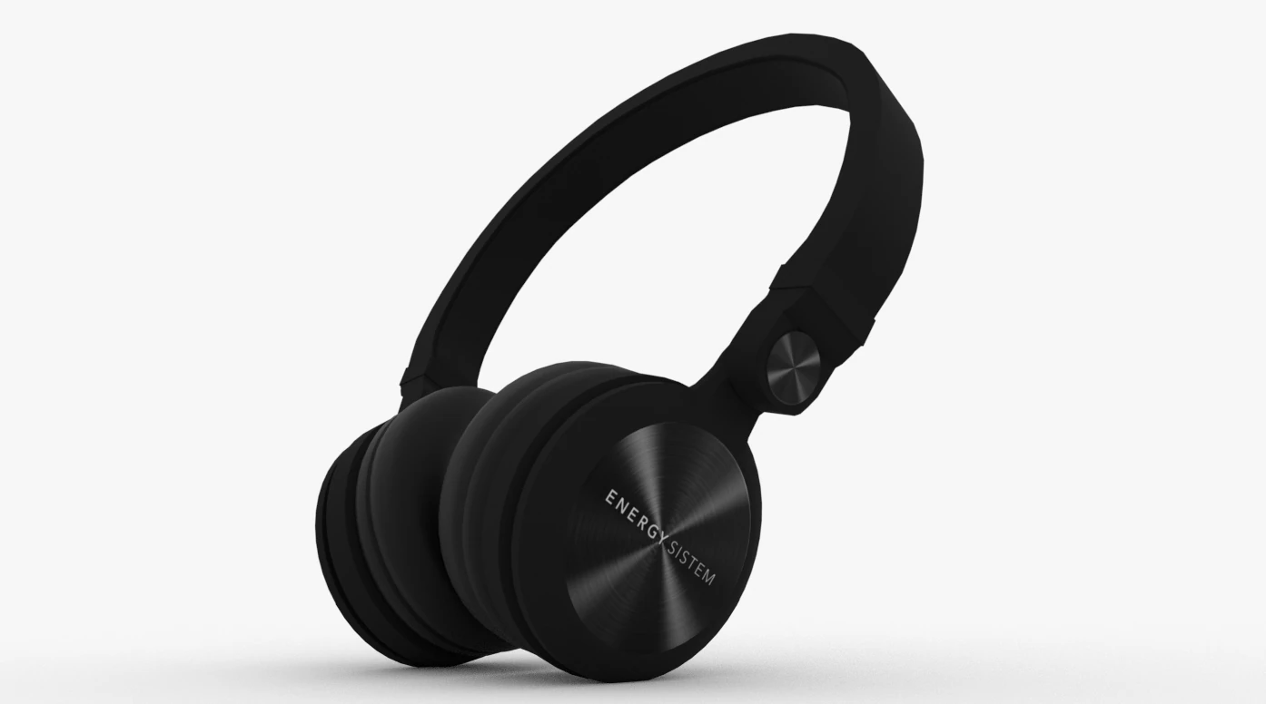 Energy sistem DJ2 Headphones 3D Model .c4d .max .obj .3ds .fbx .stl .blend 