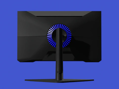 Gaming Monitor- Low Poly 3D Model