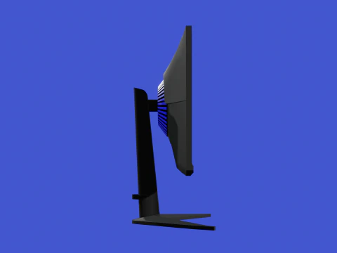 Gaming Monitor- Low Poly 3D Model