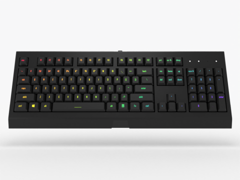 Gaming Keyboard- Razer Cynosa lite 3D-Modell