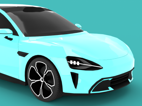 Xiaomi SU7 3D Model