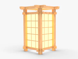 Japanese Lamps Pack 3D Model
