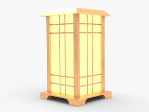 Japanese Lamps Pack 3D Model