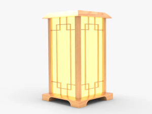 Japanese Lamps Pack 3D Model