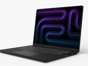 M3 MacBook Pro 3D मॉडल