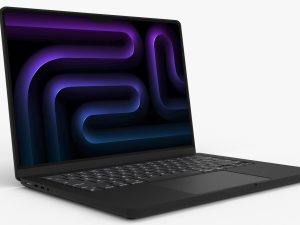 M3 MacBook Pro 3D मॉडल