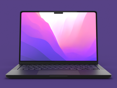 M3 MacBook Pro 3D Model