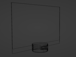 Xiaomi Mi TV LUX -transparent TV Model 3D