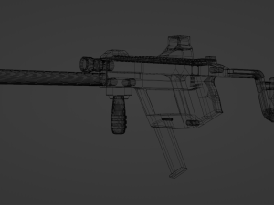 Kriss Vector Rifle 3D Model