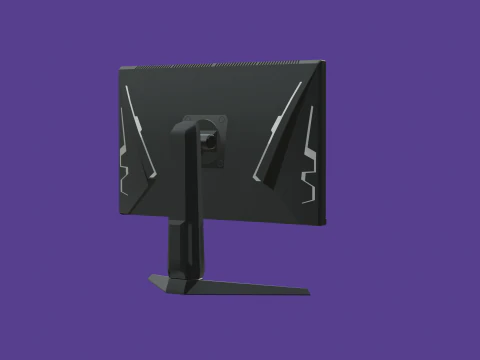 Gaming Monitor - Low Poly 3D Model