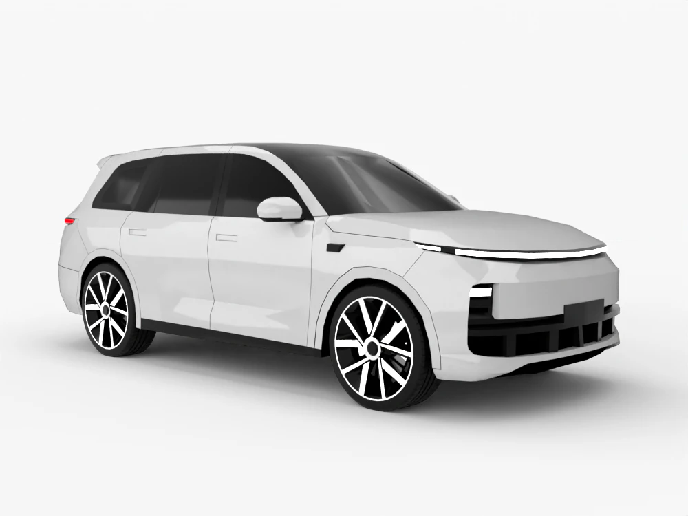 Lixiang L9 3D Model .c4d .max .obj .3ds .fbx .stl .blend 