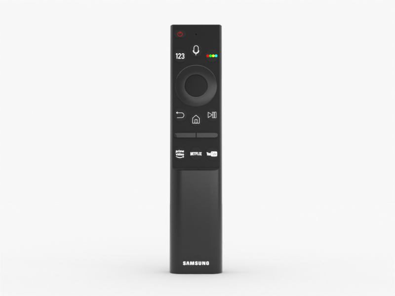 Samsung TV remote control 3D Модель .c4d .max .obj .3ds .fbx .stl .blend 