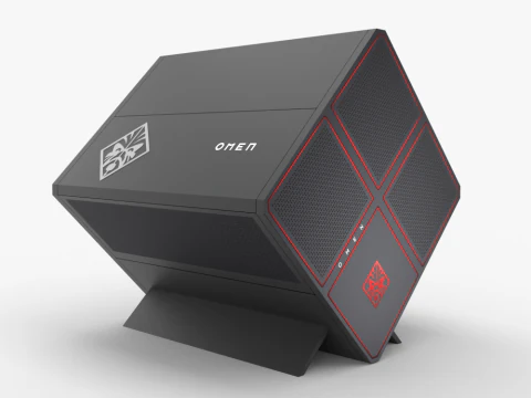 Omen X Gaming PC 3D Model