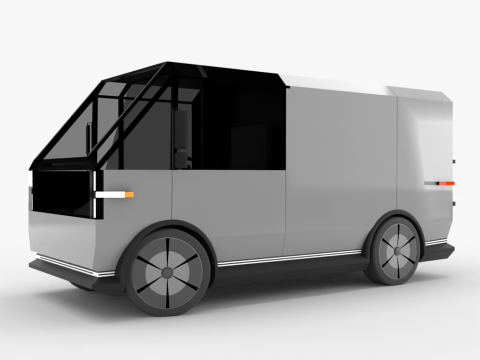 Canoo MPDV 2 -delivery vehicle Model 3D