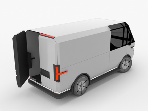 Canoo MPDV 2 -delivery vehicle Model 3D