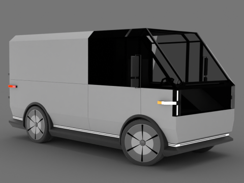 Canoo MPDV 2 -delivery vehicle 3D मॉडल