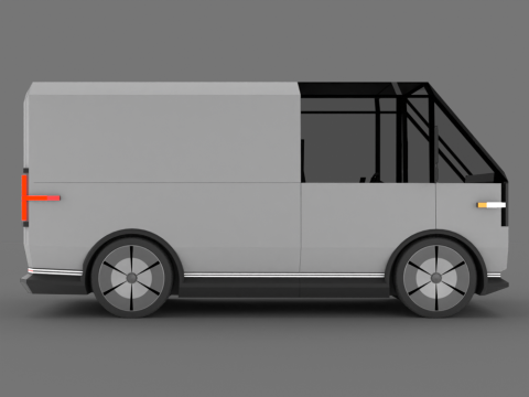 Canoo MPDV 2 -delivery vehicle Model 3D
