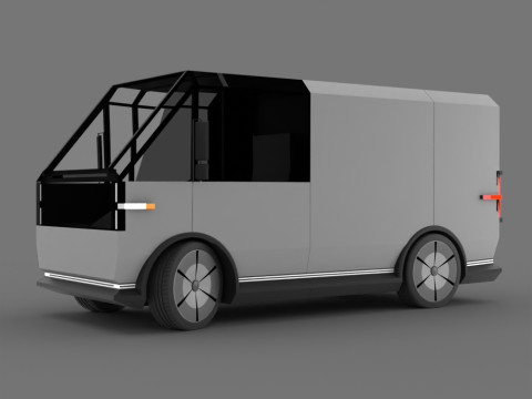 Canoo MPDV 2 -delivery vehicle Model 3D