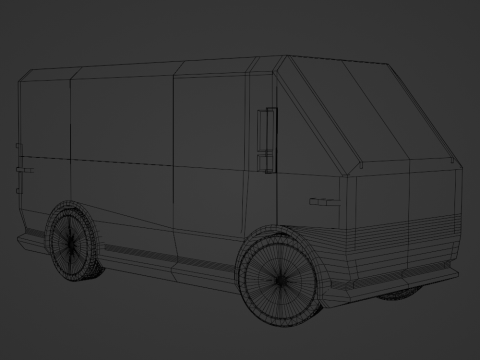 Canoo MPDV 2 -delivery vehicle Model 3D