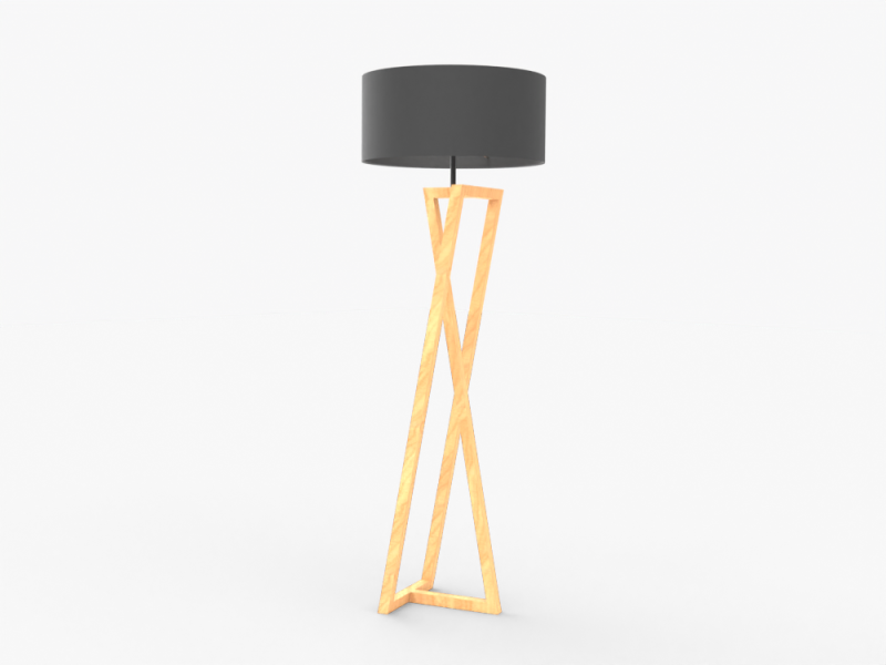 Modern Floor Lamp Modèle 3D .c4d .max .obj .3ds .fbx .stl .blend 