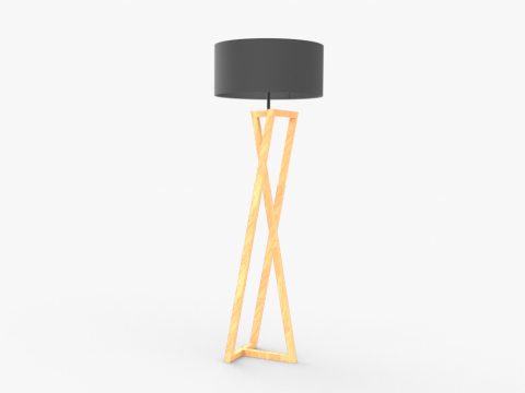 Modern Floor Lamp 3D Model
