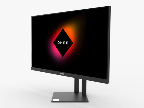 HP Omen 27i gaming monitor 3D Model