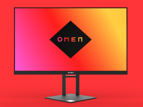 HP Omen 27i gaming monitor 3D-Modell
