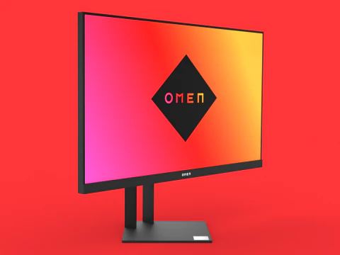 एचपी ओमेन 27आई गेमिंग मॉनिटर 3D मॉडल