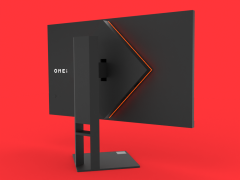 HP Omen 27i gaming monitor 3D Model