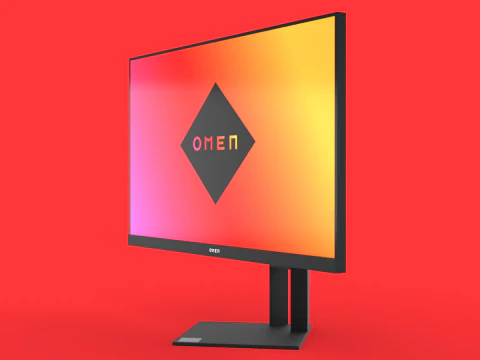 एचपी ओमेन 27आई गेमिंग मॉनिटर 3D मॉडल