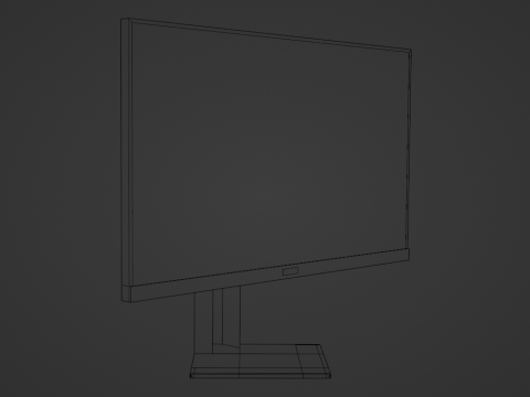 HP Omen 27i gaming monitor 3D Model