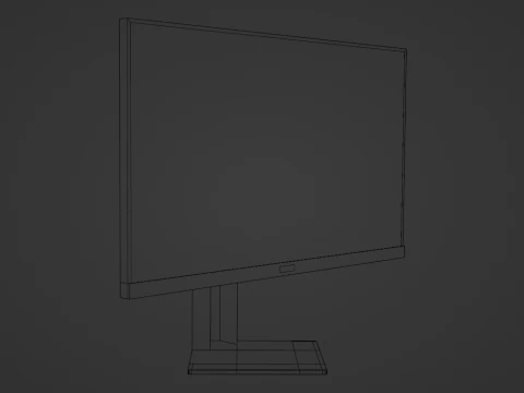 एचपी ओमेन 27आई गेमिंग मॉनिटर 3D मॉडल